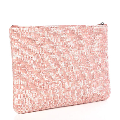 Chanel Canvas Small Deauville Pouch Pink 3 of 10