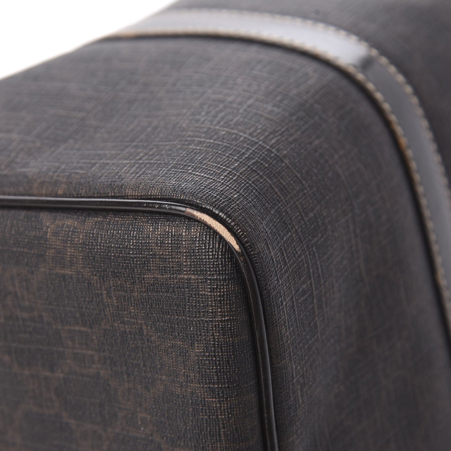 GG Supreme Monogram Medium Boston Dark Brown