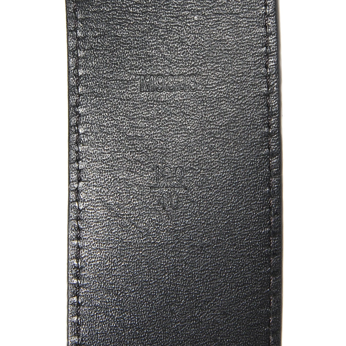 Damier Graphite LV Initiales Belt 100/40