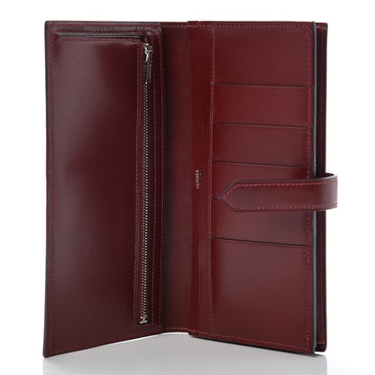 Hermes Box Bearn Gusset Wallet Rouge H 5 of 15