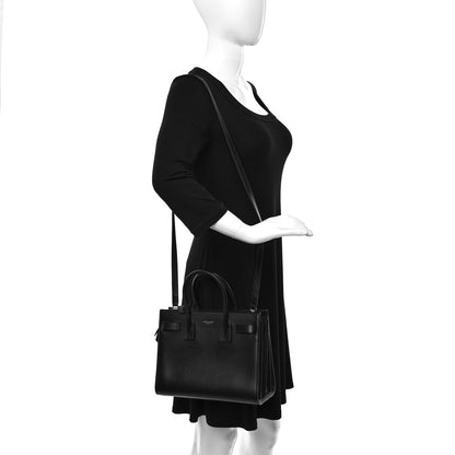 Saint Laurent Grain de Poudre Nano Sac De Jour Black 2 of 10