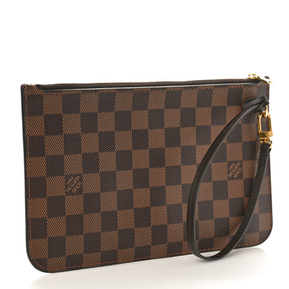 Louis Vuitton Damier Ebene Neverfull MM GM Pochette 3 of 8