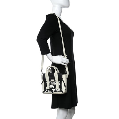 3.1 Phillip Lim Mini Embroidered Pashli Satchel White Black 3 of 9