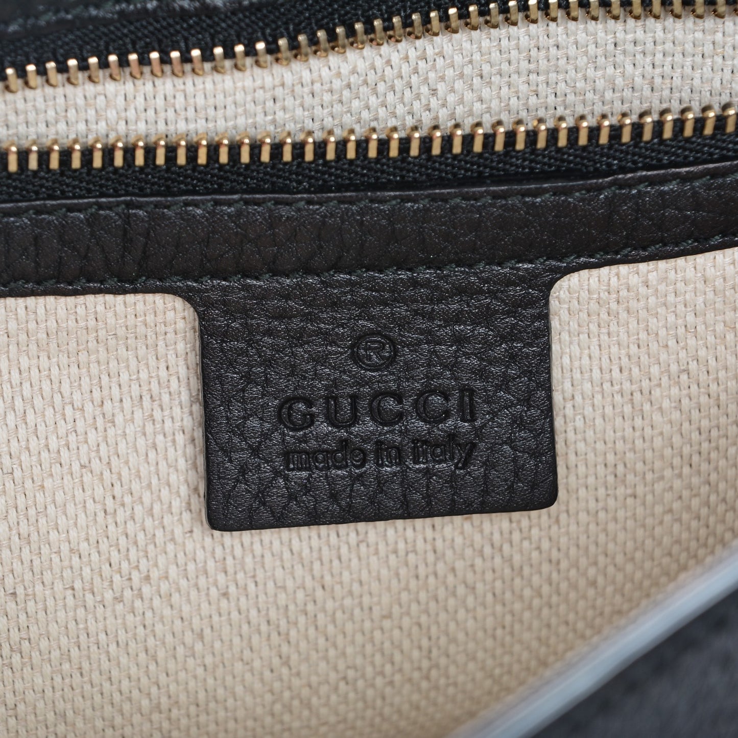 Pebbled Calfskin Medium Soho Flap Crossbody Black