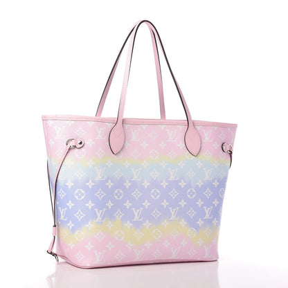 Louis Vuitton Monogram Escale Neverfull MM Pastel 3 of 9