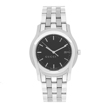 Gucci Stainless Steel 38mm 5500XL Quartz Watch Black 1 of 4