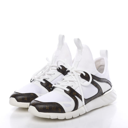 Louis Vuitton Technical Nylon Monogram Rubber Aftergame Sneakers 37 3 of 9