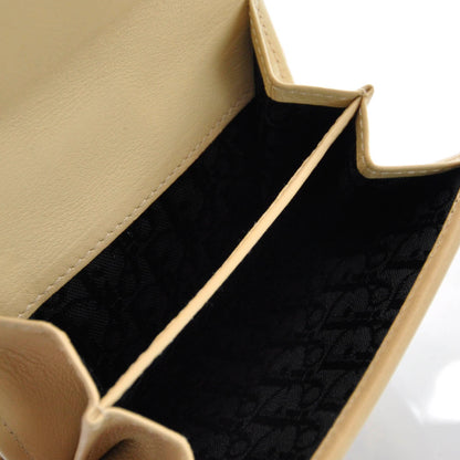 Christian Dior Coated Canvas Argyle Golf Compact Wallet 7 of 7