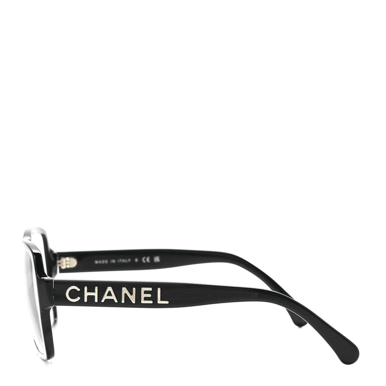 Chanel Acetate Square Eyeglasses 5408 Black 3 of 7