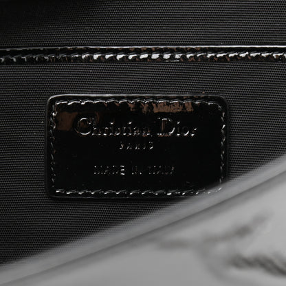 Christian Dior Patent Cannage Lady Dior Convertible Clutch Black 6 of 10
