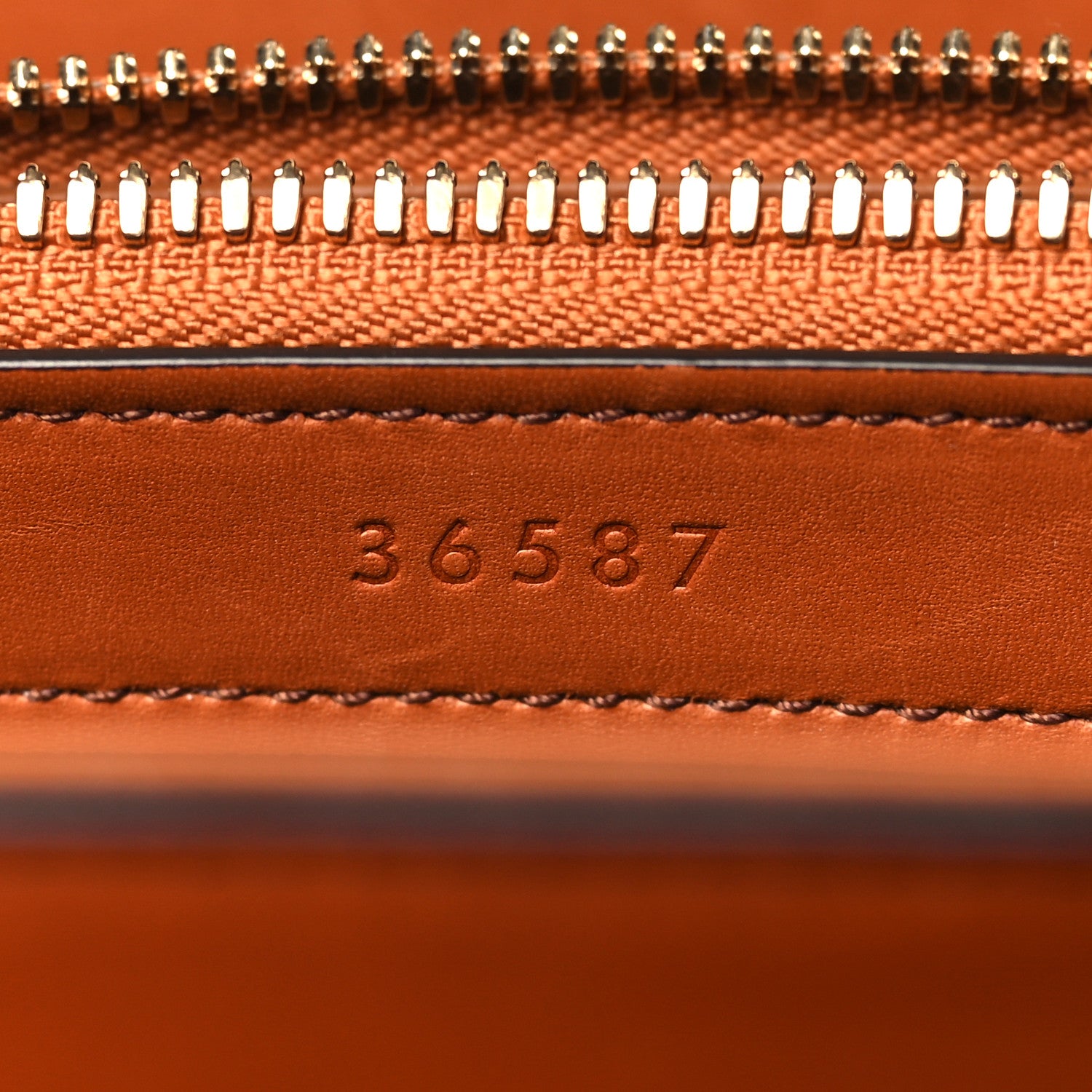 Celine Satinated Calfskin Medium 16 Top Handle Bag Tan 7 of 10