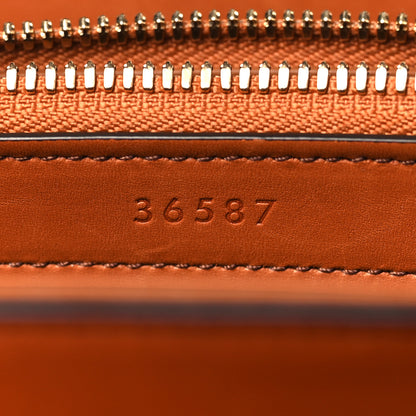 Celine Satinated Calfskin Medium 16 Top Handle Bag Tan 7 of 10