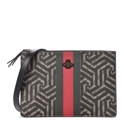 Gucci GG Supreme Monogram Caleido Web Messenger Beige Ebony 1 of 13