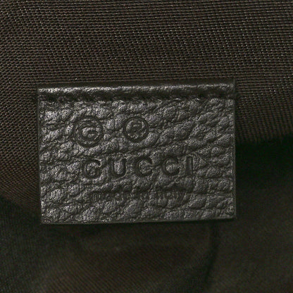 Gucci Monogram Dollar Calfskin Waist Pouch Beige Ebony Testa di Moro Marrone Scuro 6 of 10