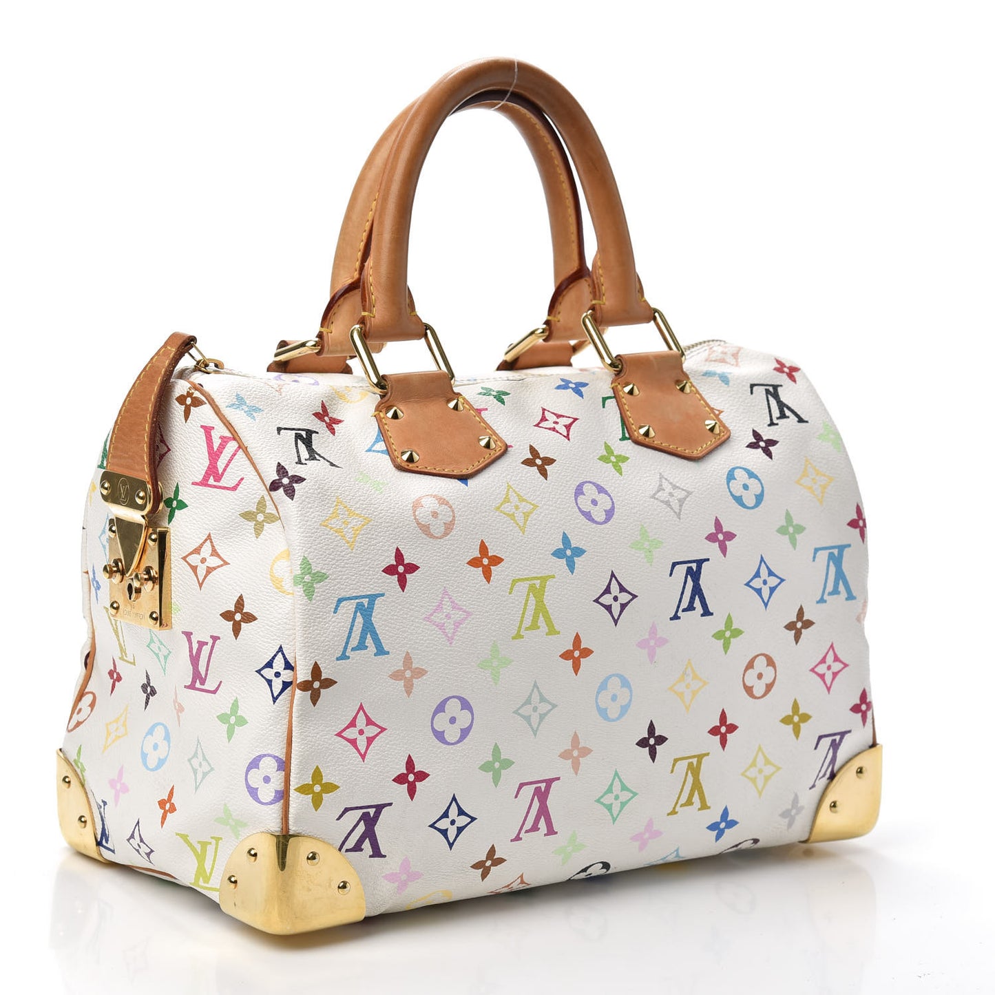 Monogram Multicolor Speedy 30 White