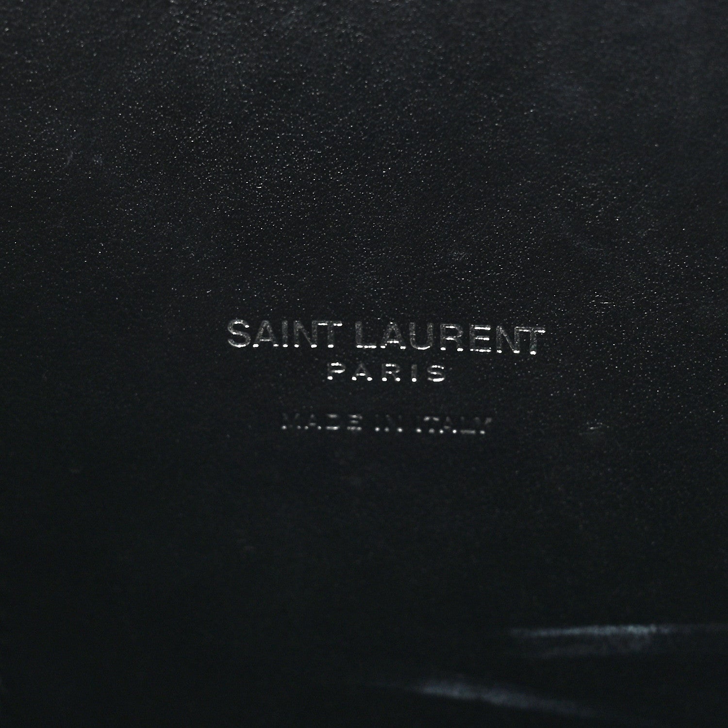 Saint Laurent Calfskin Crocodile Embossed Small Sac de Jour Black 7 of 11