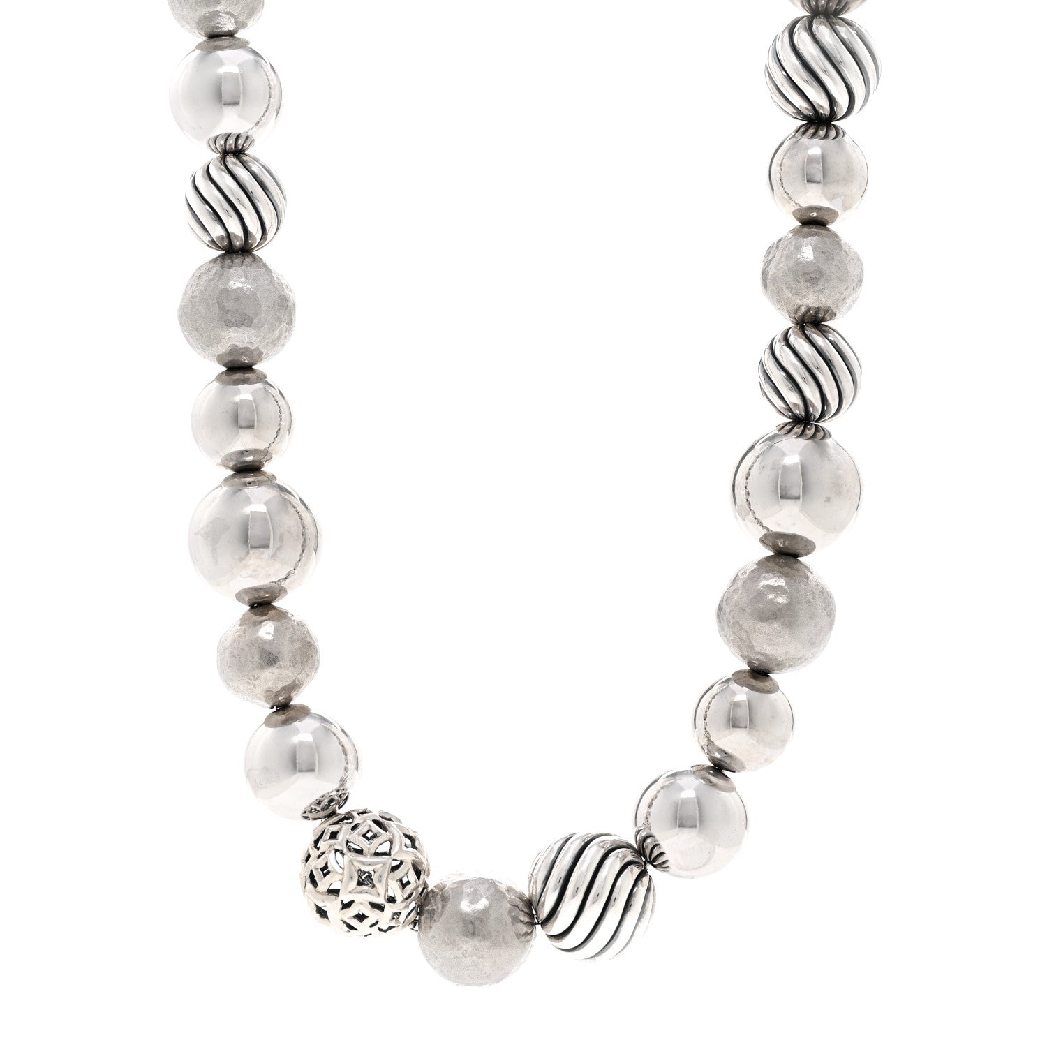 David Yurman Sterling Silver Elements Necklace 1 of 4