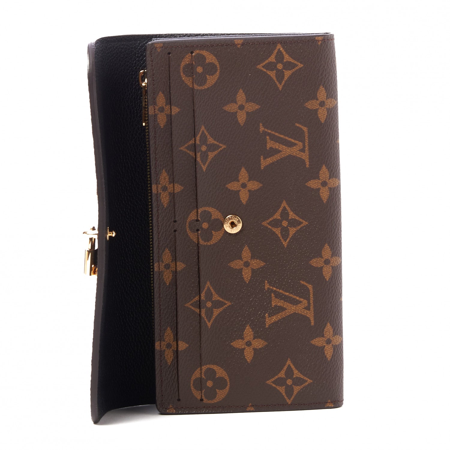Louis Vuitton Monogram Venus Wallet Black 6 of 9