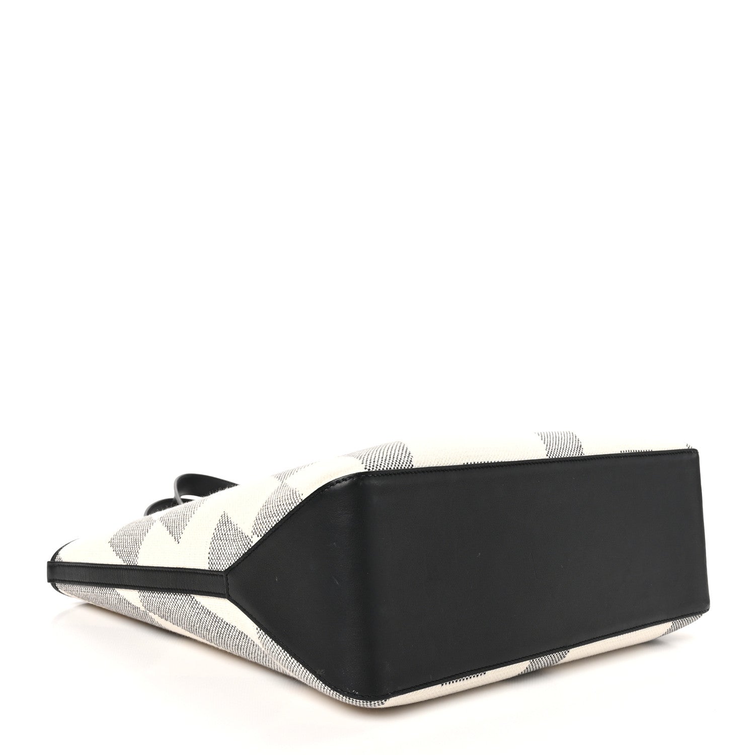 Hermes Swift H Canvas Cabas H En Biais 40 Black Ecru 4 of 11