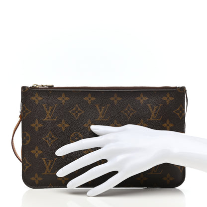 Louis Vuitton Monogram Neverfull MM GM Pochette 2 of 12