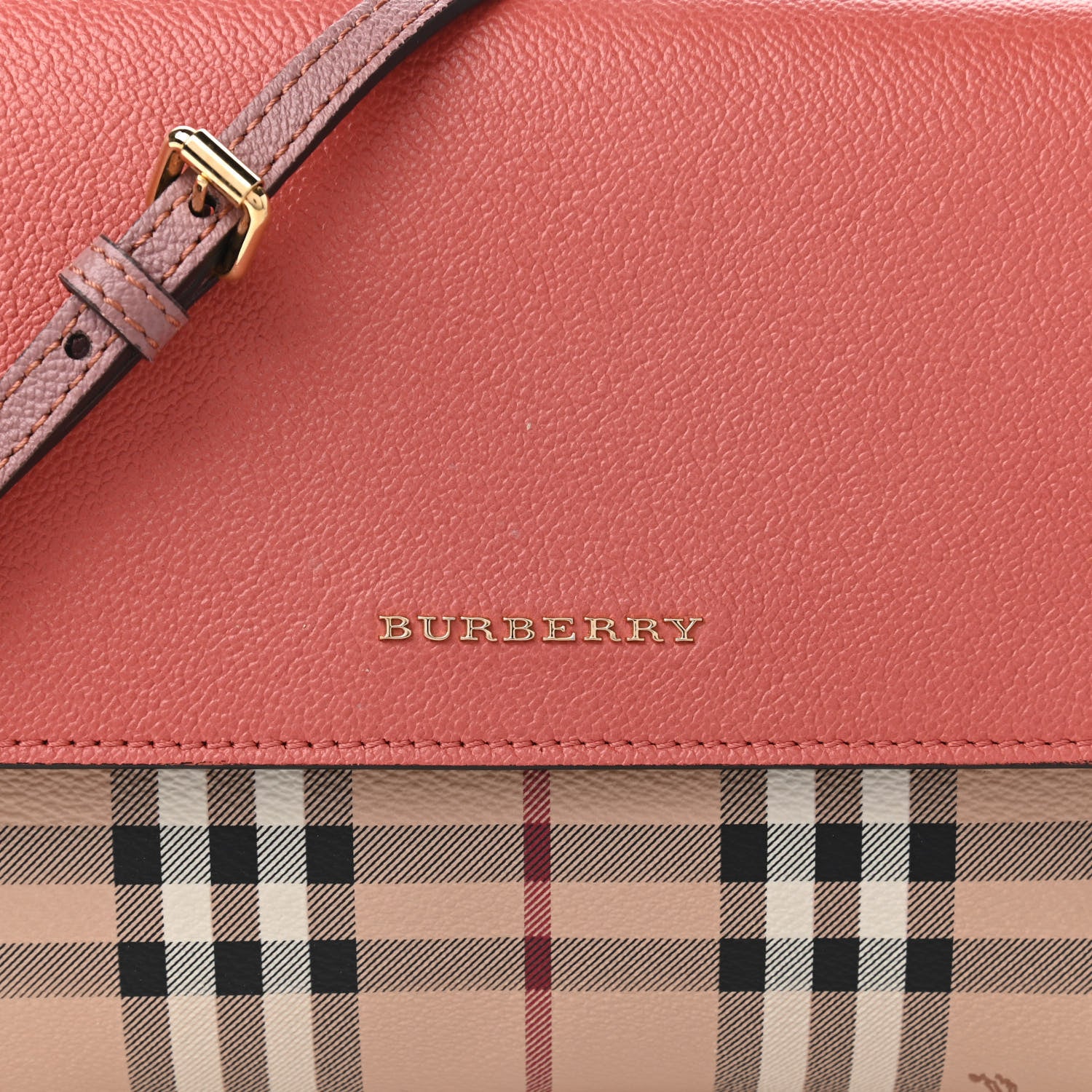 Burberry Derby Calfskin Haymarket Check Small Loxley Crossbody Cinnamon Red Multicolor 11 of 11