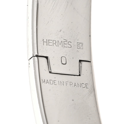 Hermes Enamel Narrow Clic Clac H Bracelet PM White 5 of 5