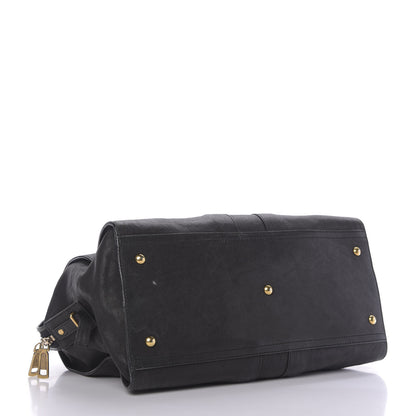 Saint Laurent Sheepskin Medium Cabas ChYc Black 4 of 9