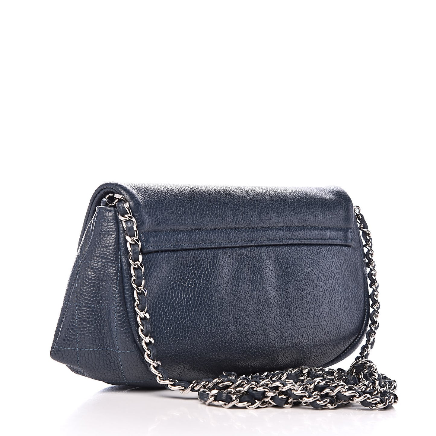 Caviar Half Moon Wallet On Chain WOC Blue