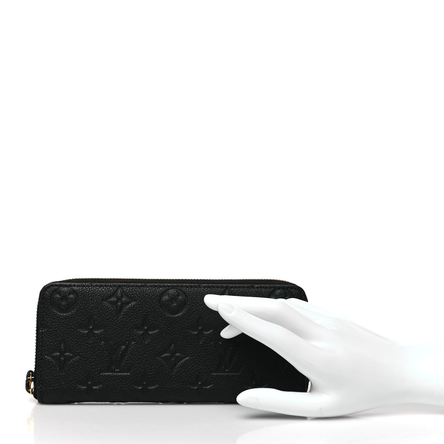 Louis Vuitton Empreinte Clemence Wallet Black 2 of 7