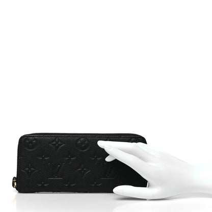 Louis Vuitton Empreinte Clemence Wallet Black 2 of 7