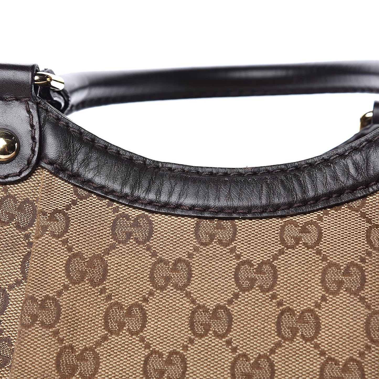 Monogram Medium Sukey Tote Beige Ebony Black