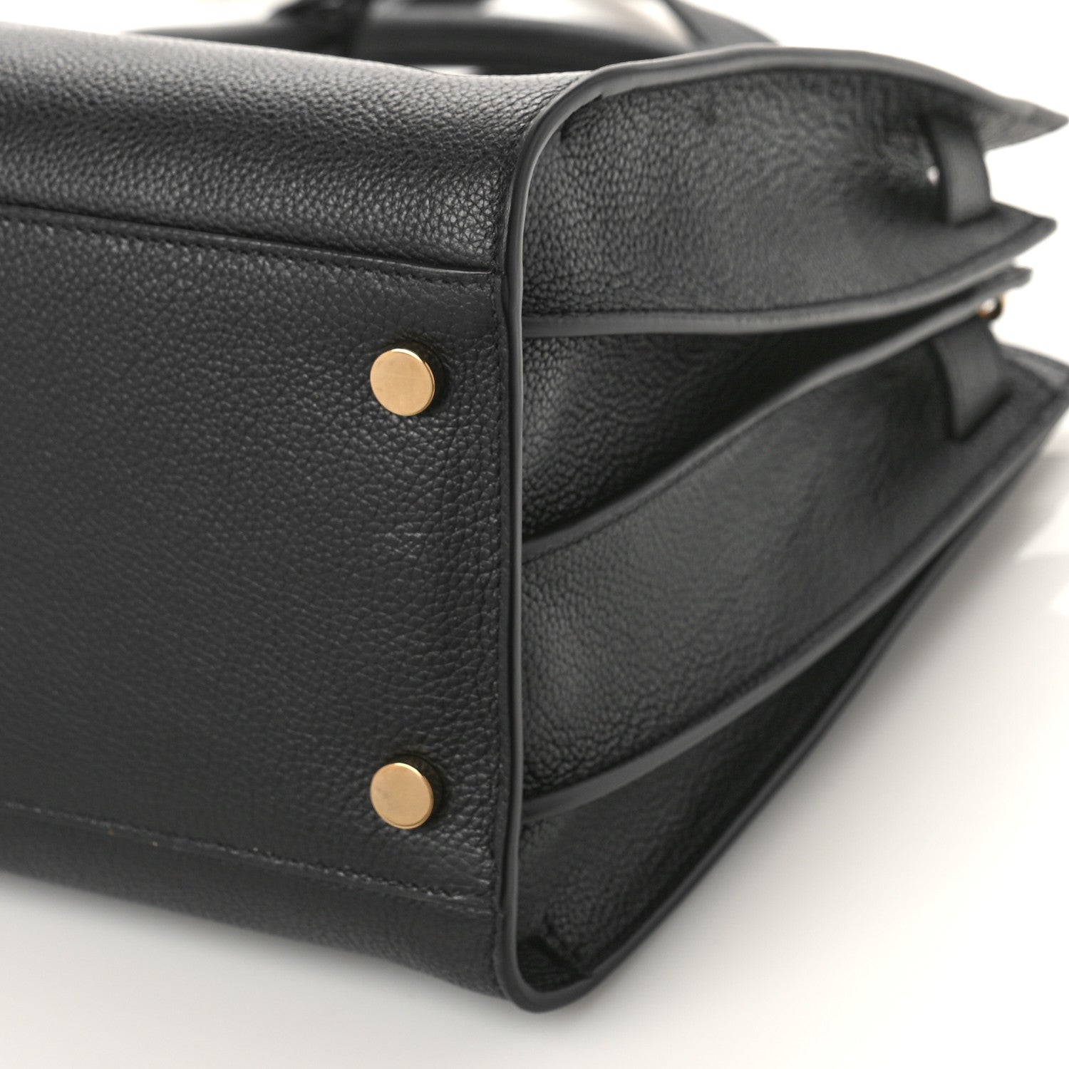 Saint Laurent Grained Calfskin Small Supple Sac De Jour Black 9 of 9