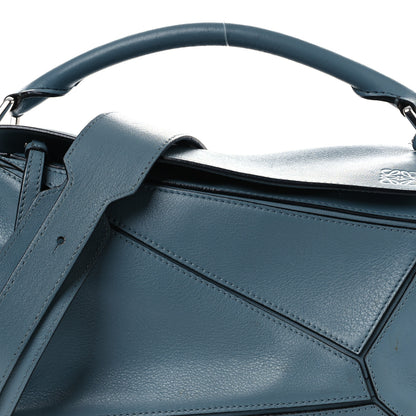 Loewe Calfskin Small Puzzle Bag Stone Blue 8 of 15
