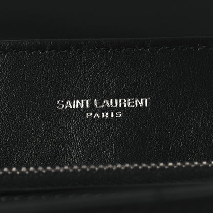 Saint Laurent Calfskin Y Quilted Monogram Medium Loulou Chain Satchel Black 7 of 12