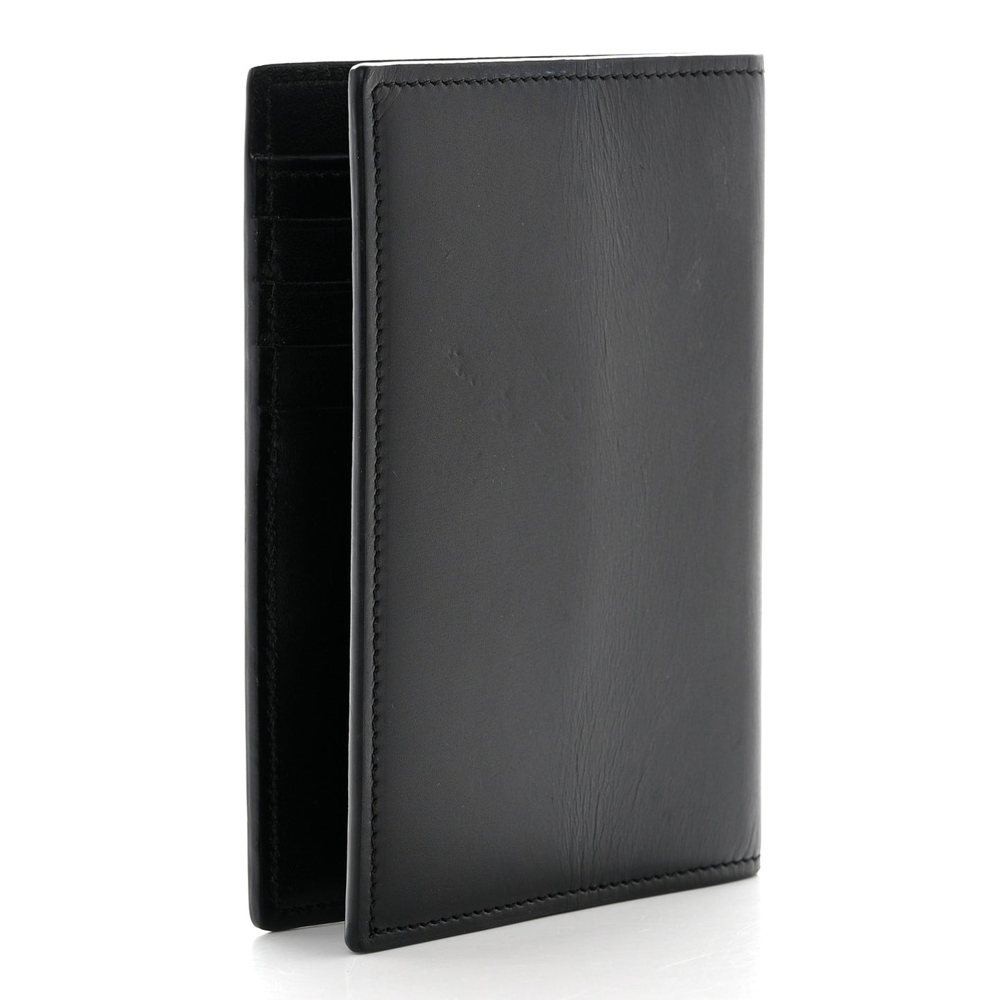 Grain De Poudre Passport Holder Black