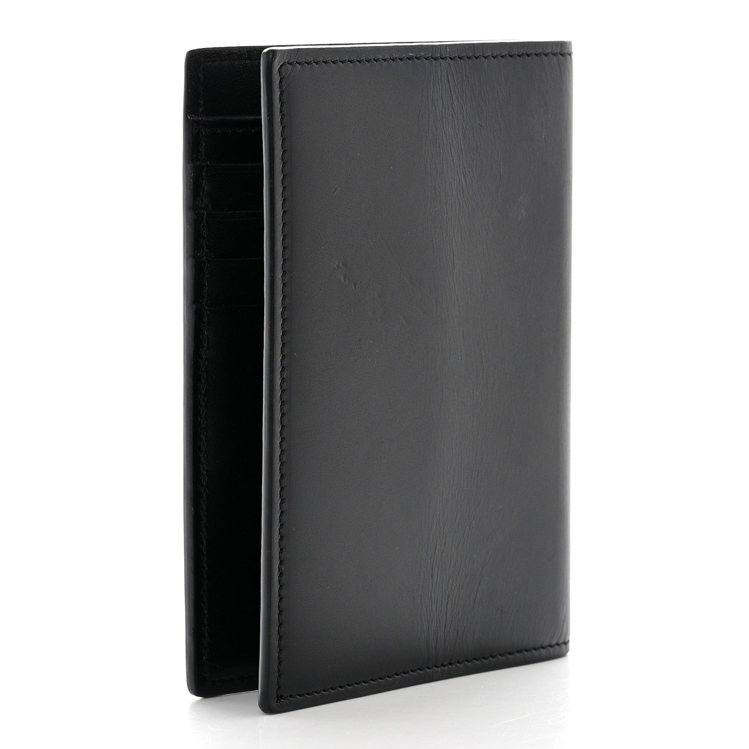 Saint Laurent Grain De Poudre Passport Holder Black 3 of 9