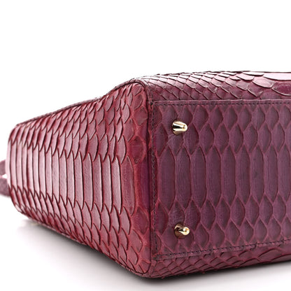 Christian Dior Snakeskin Medium Lady Dior Purple 9 of 10