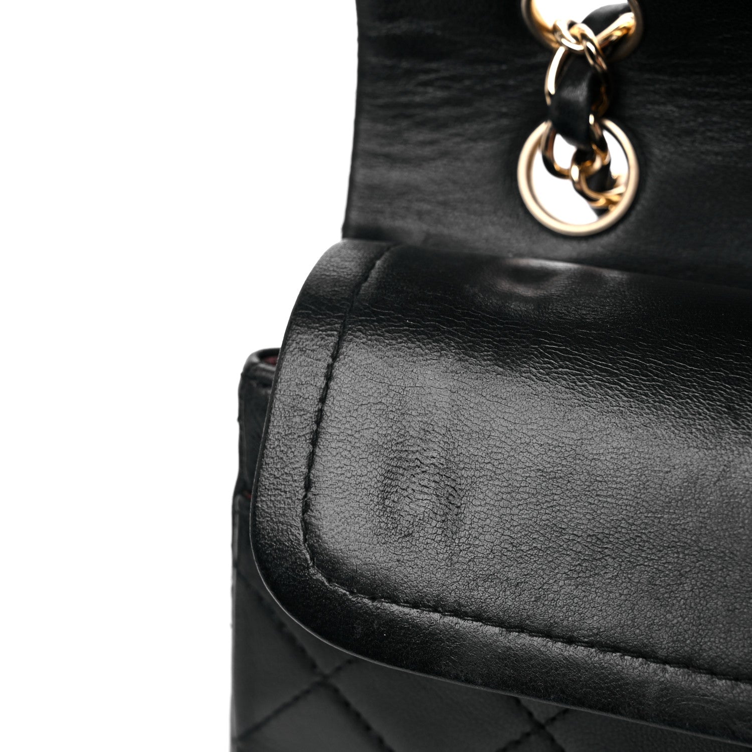 Chanel Lambskin Quilted Small Double Flap Black 22 of 25