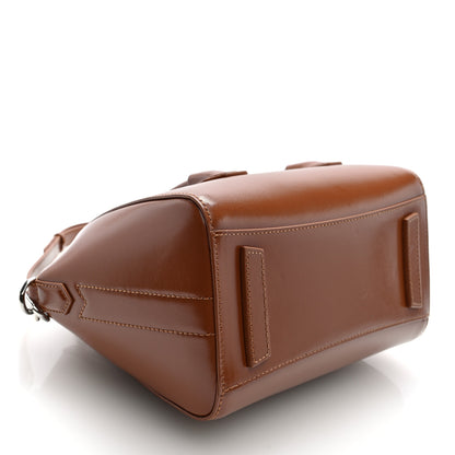 Givenchy Box Calfskin Mini Lock Antigona Shoulder Bag Tan 4 of 9