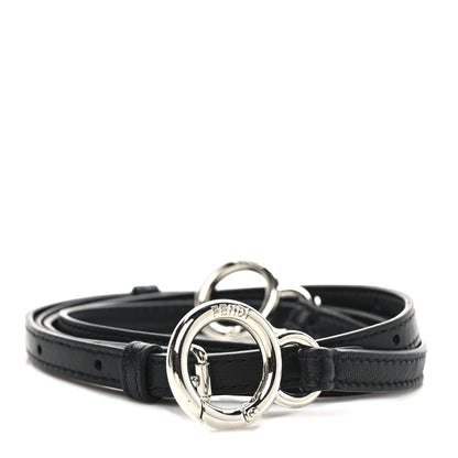 Fendi Calfskin Adjustable Peekaboo Strap Black 1 of 3