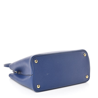 Prada Saffiano Cuir Small Double Bag Inchiostro Fuoco 4 of 9