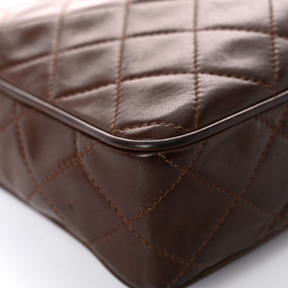 Chanel Lambskin Tassel Camera Case Brown 4 of 19