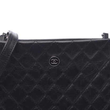 Chanel Calfskin Quilted Crossbody Bag Black 11 of 11