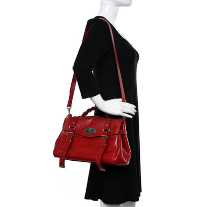 Mulberry Glossy Natural Vegetable Tanned Medium Alexa Lancaster Red 2 of 14
