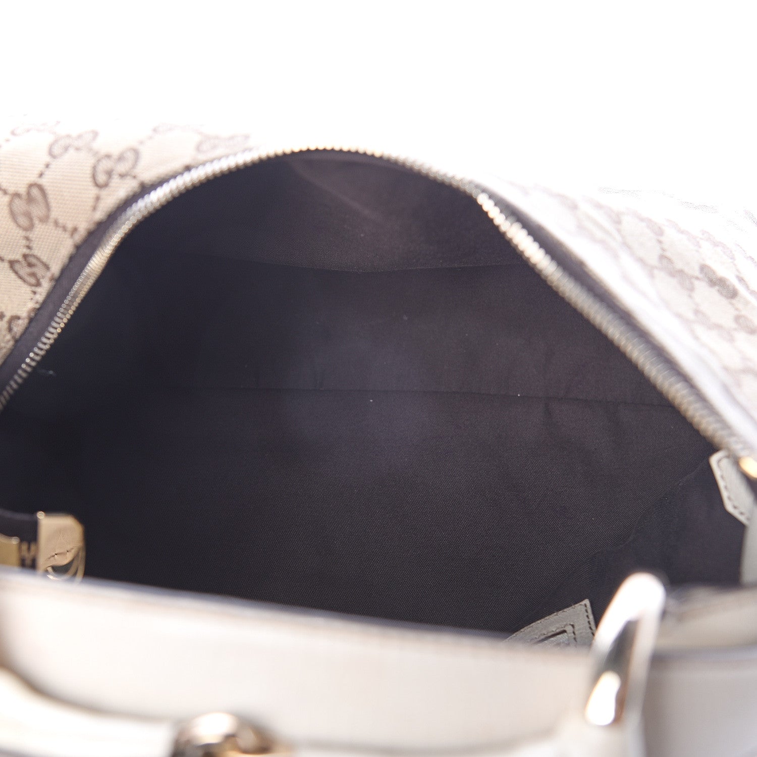 Gucci Monogram Medium Horsebit Chain Hobo Off White 4 of 8