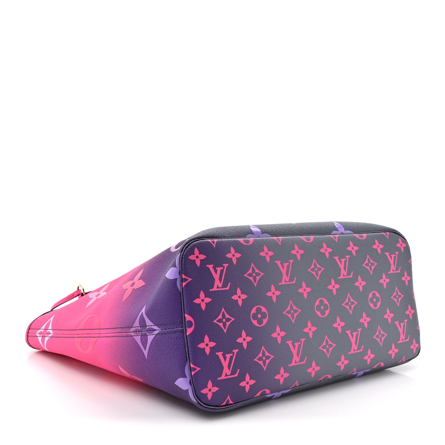 Monogram Giant Spring In The City Neverfull MM Midnight Fuchsia