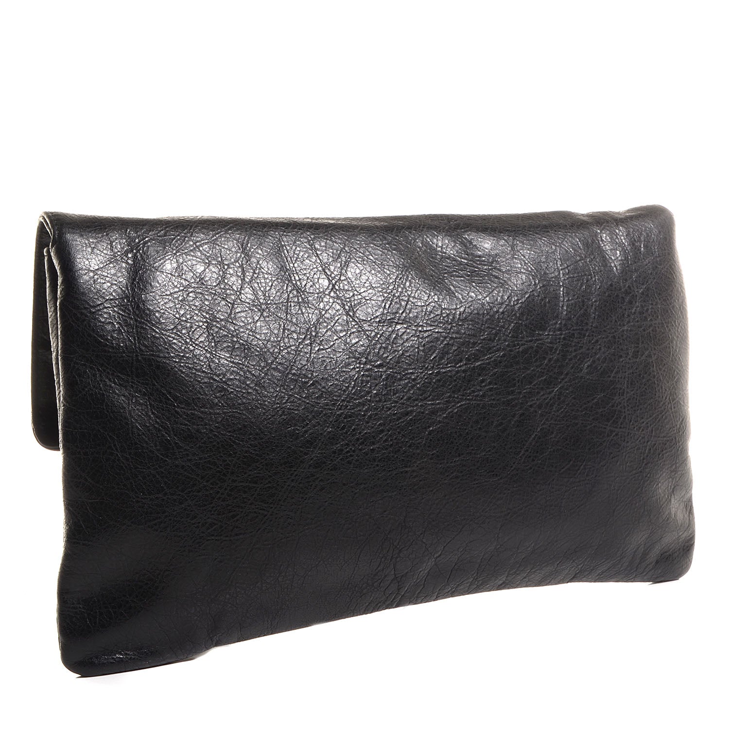 Balenciaga Agneau Classic Hardware Envelope Clutch Black 3 of 10