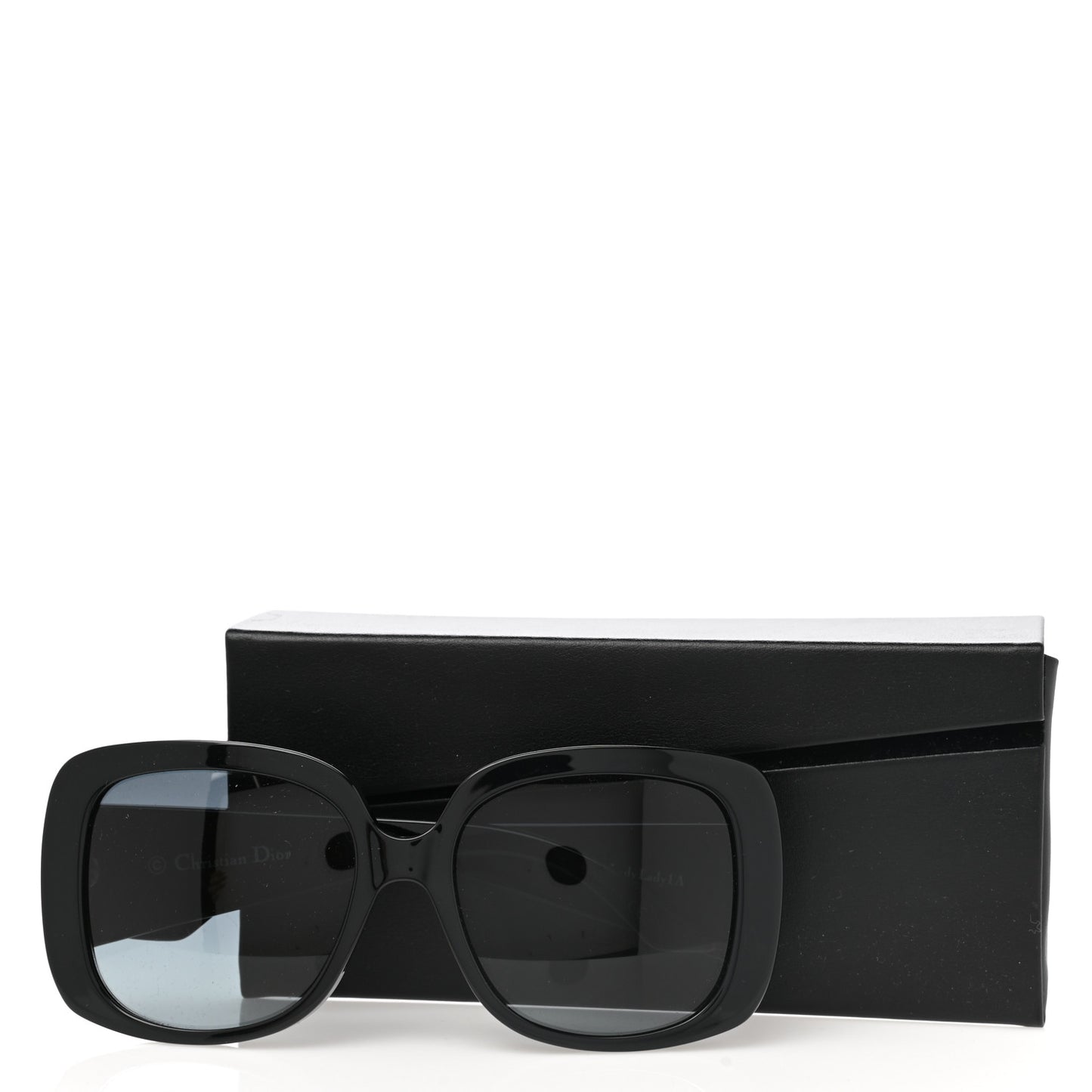 Cannage Dior Lady Lady 1 Sunglasses Black Blue