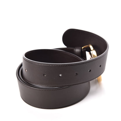Gucci Moon Calfskin Double G 40mm Belt 105 42 Dark Cocoa 5 of 7