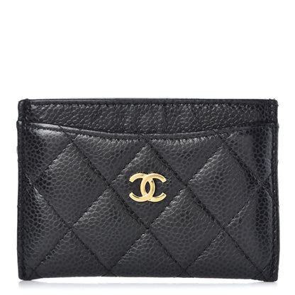 Chanel Caviar Quilted Card Holder Black 1 of 8